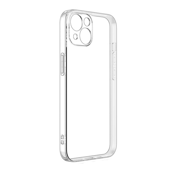 Capa de Silicone Macio para Apple iPhone 14 Plus Transparente